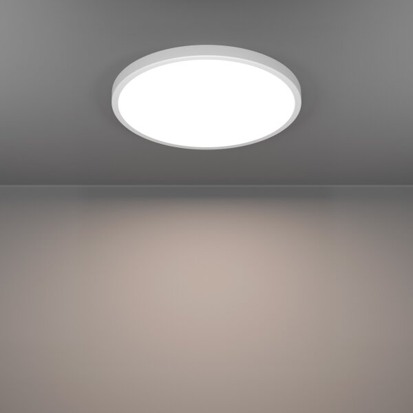 Eglo 901726 -LED RGBW димируемо таванно осветително тяло за баня FUEVA-Z LED/17,5W/230V 38,9cm IP44 бяло