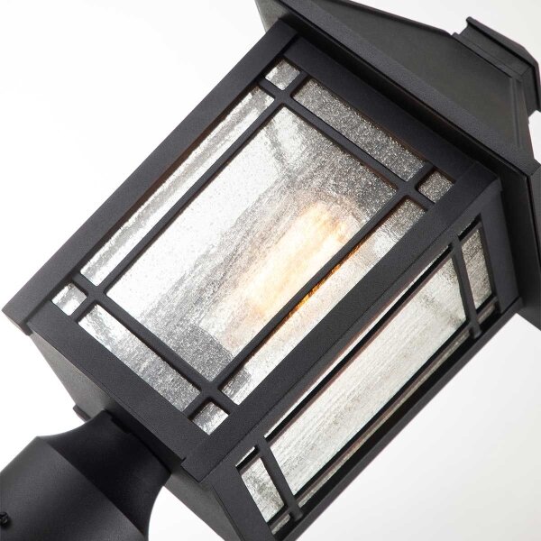 Quoizel QZ-CEDAR-POINT3-M-BK - Екстериорна лампа CEDAR POINT 1xE27/60W/230V IP44