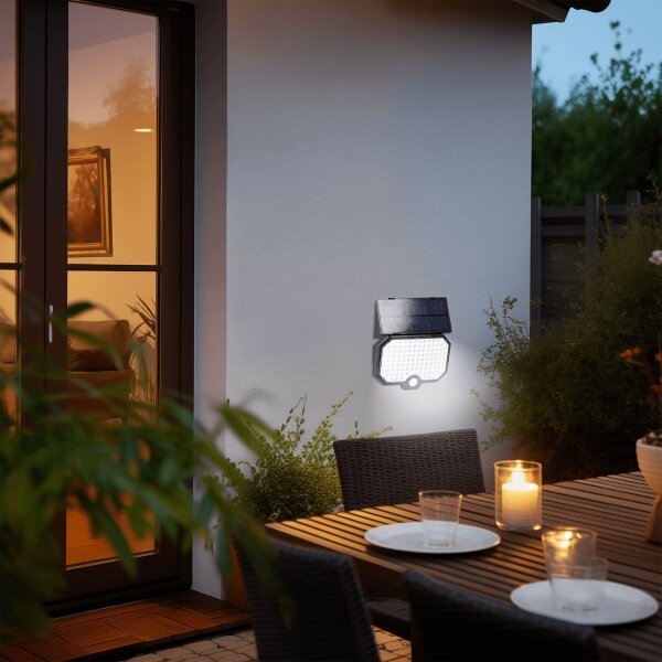 Aigostar - LED соларна лампа с датчик за движение LED/2,4W/3,7V IP65