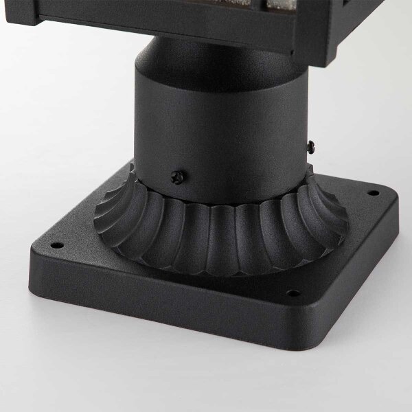 Quoizel QZ-CEDAR-POINT3-M-BK - Екстериорна лампа CEDAR POINT 1xE27/60W/230V IP44