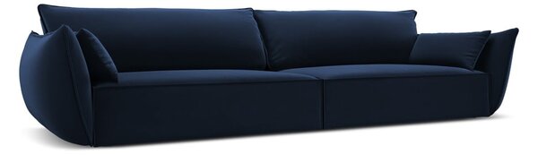 Тъмносин кадифен диван 248 cm Vanda – Mazzini Sofas