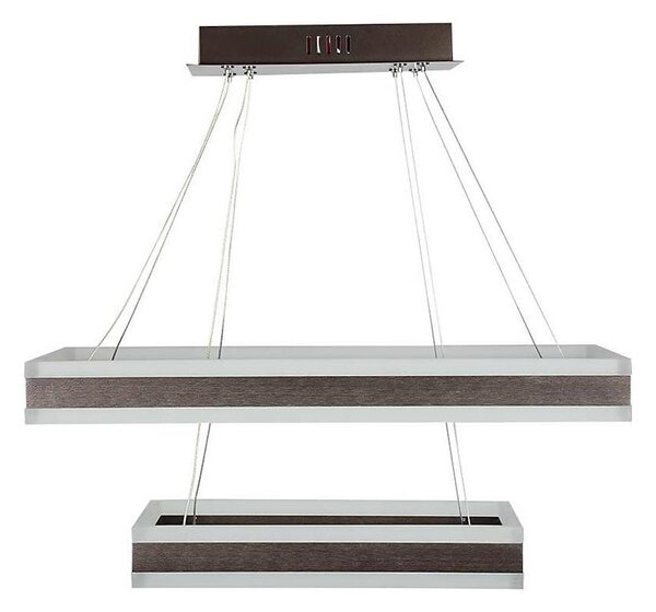 LED Димируем пендел LED/113W/230V 3000K кафяв