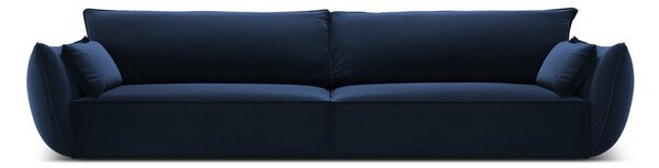 Тъмносин кадифен диван 248 cm Vanda – Mazzini Sofas