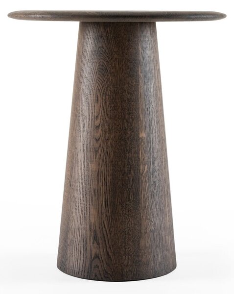 Кръгла странична масичка от масивен дъб ø 40 cm Mushroom – Gazzda