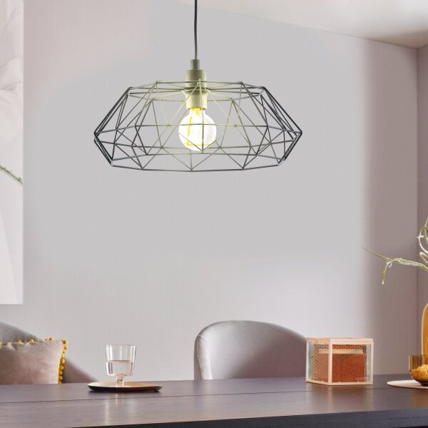 Eglo 49487 - Полилей CARLTON 2 1xE27/60W/230V