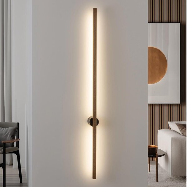 Brilagi - LED стенен лампион WOODY LINE LED/12W/230V 120 см дъб/орех