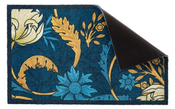 Изтривалка 50x80 cm William Morris Blue – Artsy Doormats