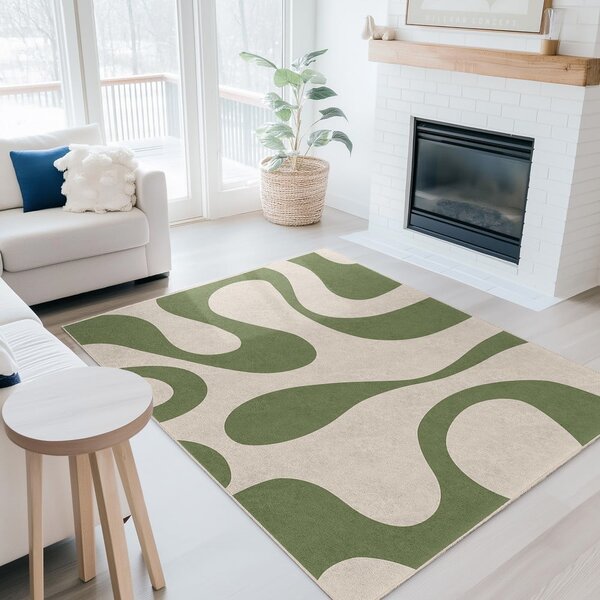 Зелена пътека подходяща за пране 80x200 cm Matcha Latte – Mila Home