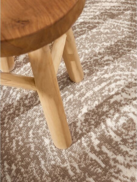 Бежово-кремав кръгъл килим ø 120 cm Gloria Cavallo – Hanse Home