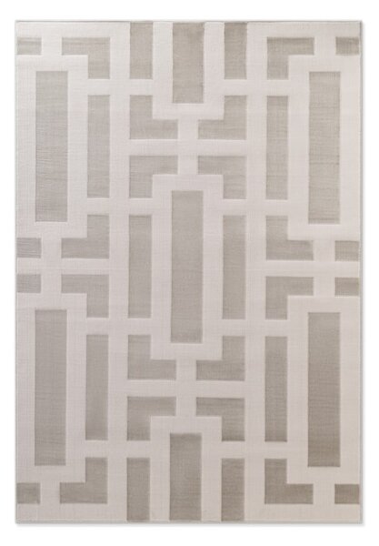 Сиво-кремав килим 120x170 cm Perles Onyx – Elle Decoration