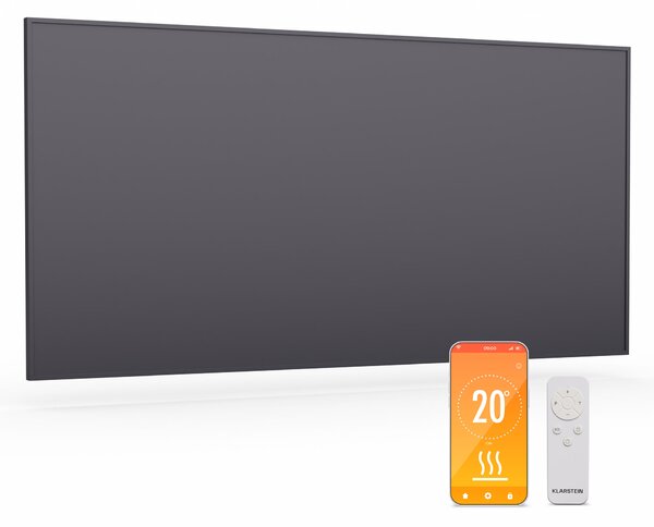 Klarstein Wonderwall Smart Инфрачервен отоплител, 60x120см, Апликация, 770W, Седмичен таймер, IP24