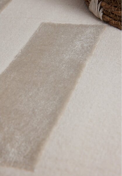 Сиво-кремав килим 120x170 cm Perles Onyx – Elle Decoration