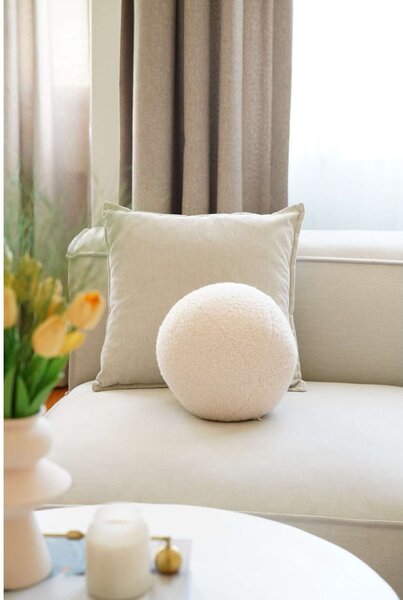Декоративна възглавница от букле ø 20 cm Top – Mioli Decor