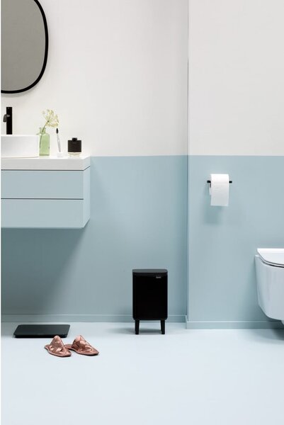 Матово черно стоманено кошче за боклук 4 l Bo Hi – Brabantia