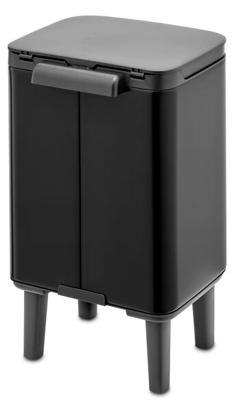 Матово черно стоманено кошче за боклук 4 l Bo Hi – Brabantia
