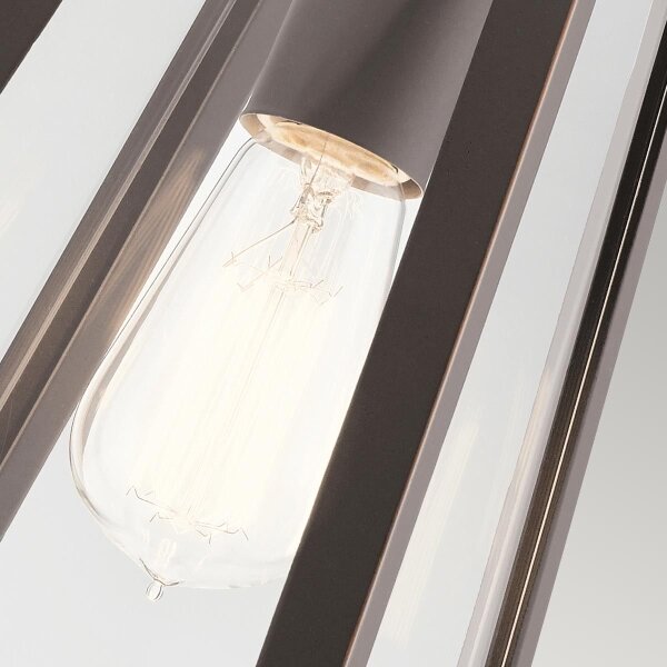 Kichler KL-DELISON-M-RZ - Екстериорен аплик DELISON 1xE27/60W/230V IP44