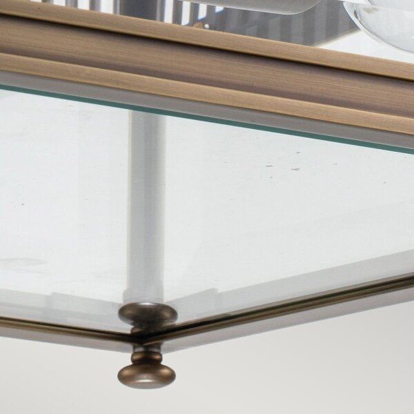 Elstead HOLBORN-F-DB - Екстериорна лампа за таван HOLBORN 2xE27/60W/230V IP44
