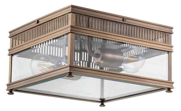 Elstead HOLBORN-F-DB - Екстериорна лампа за таван HOLBORN 2xE27/60W/230V IP44