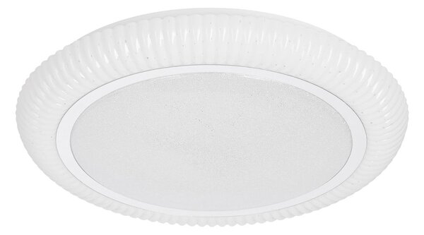Бяло LED осветително тяло за таван 38x38 cm Gilly – Candellux Lighting