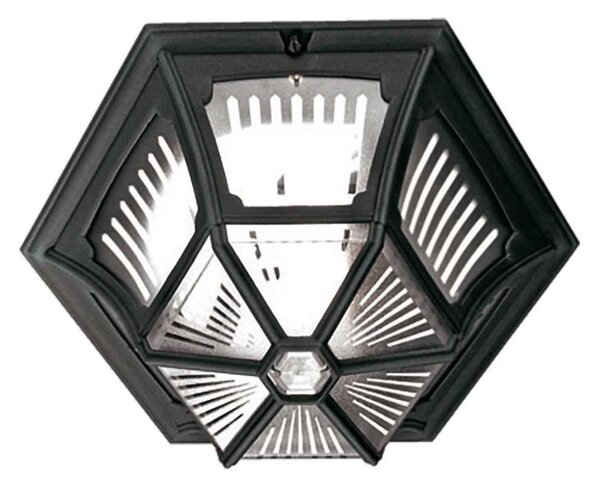 Elstead PR12-BLACK - Екстериорна лампа за таван PARISH 1xE27/60W/230V IP44