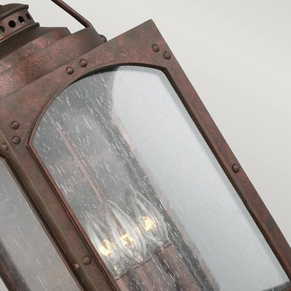 Feiss FE-RANDHURST-L-CO-Екстериорен аплик RANDHURST 3xE14/40W/230V IP44