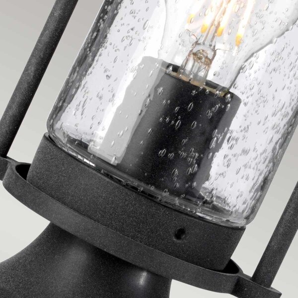 Kichler KL-RIVERWOOD3-M - Екстериорна лампа RIVERWOOD 1xE27/60W/230V IP44 черен