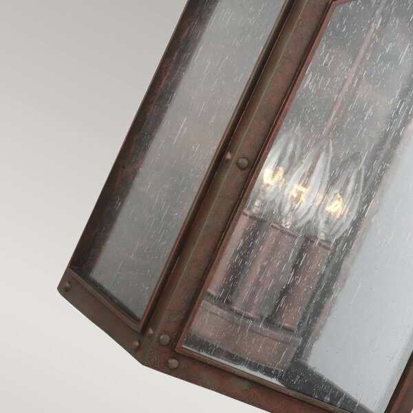 Feiss FE-RANDHURST-L-CO-Екстериорен аплик RANDHURST 3xE14/40W/230V IP44