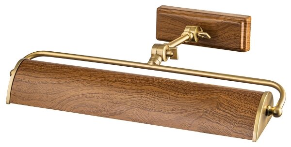Elstead WINCHFIELD-PLM-AB-OAK - Лампа за картина WINCHFIELD 2xE14/40W/230V дъб