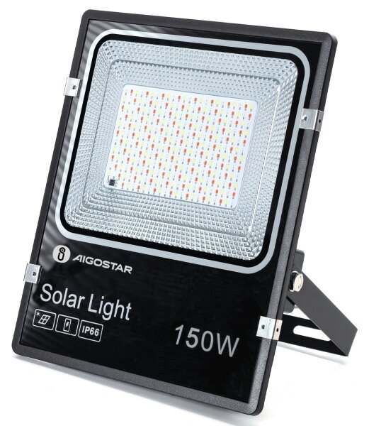 Aigostar - LED RGB соларен прожектор 150W/3,2V IP66 с димер и DO