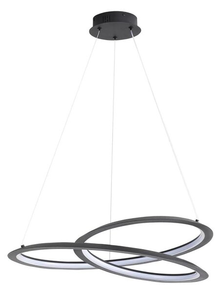 LED Пендел TANGO LED/44W/230V 4000K Ø 60 см черен