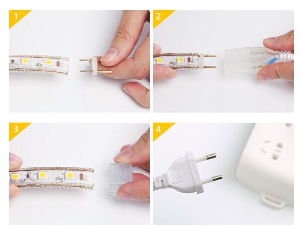 Aigostar - LED външна лента 50м LED/350W/230V 3000K IP65