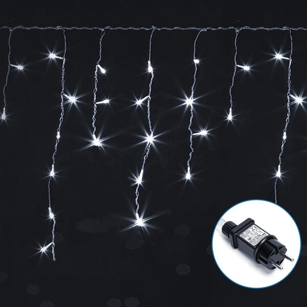 Aigostar -LED Външна декоративна гирлянда 300xLED/6W/230V 15x0,6m IP44 студено бяла