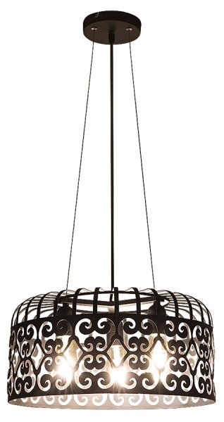 Rabalux 2158 - Полилей ALESSANDRA 3xE27/60W/230V черна
