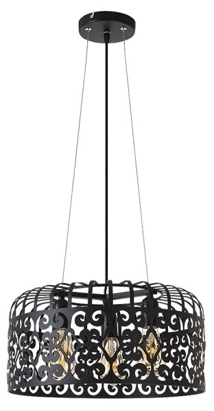 Rabalux 2158 - Полилей ALESSANDRA 3xE27/60W/230V черна
