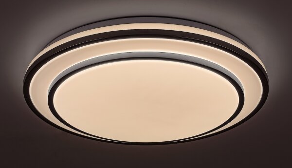 Rabalux 2131 - LED Димируемо таванно осветително тяло LUPITA LED/40W/230V сребристо + дистанционно управление