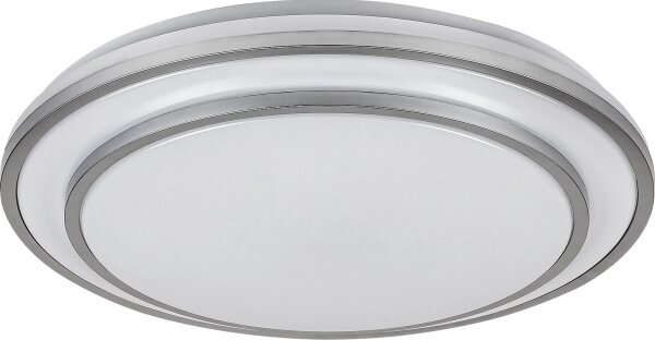Rabalux 2131 - LED Димируемо таванно осветително тяло LUPITA LED/40W/230V сребристо + дистанционно управление