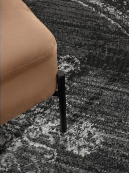 Сив кръгъл килим ø 120 cm Gloria Lydia – Hanse Home