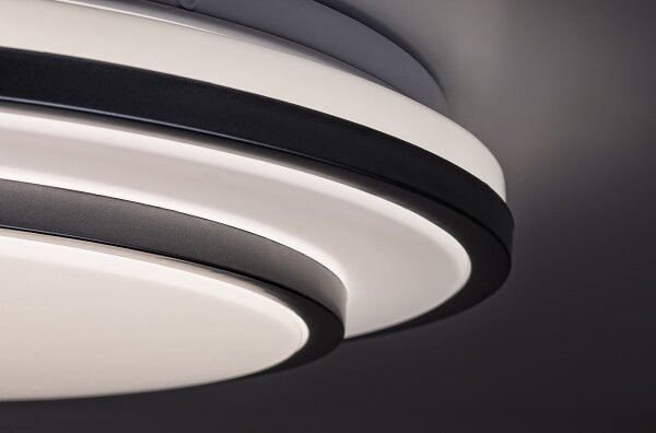 Rabalux 2131 - LED Димируемо таванно осветително тяло LUPITA LED/40W/230V сребристо + дистанционно управление