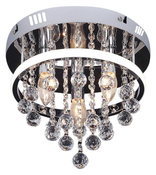 Rabalux 2236 - Кристален плафон PALLAS LED/20W/230V + 3xE14/40W