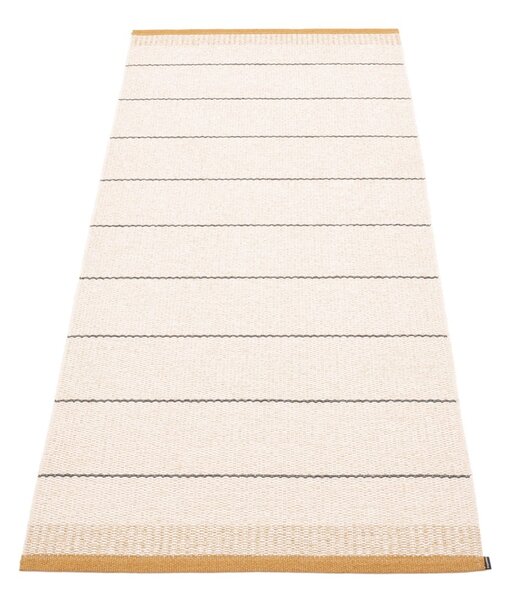 Пътека за открито и закрито в цвят жълта охра и крема 85x200 cm Belle Ochre – Pappelina