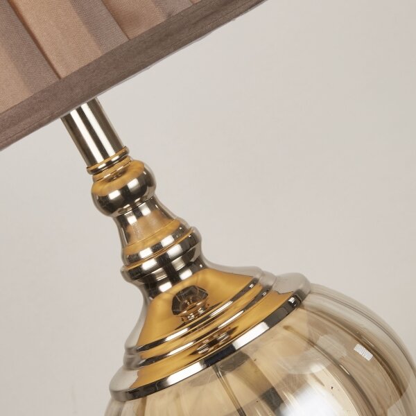 Searchlight EU3721AM - Настолна лампа GREYSON 1xE27/60W/230V