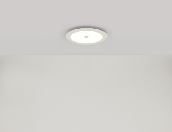 GLOBO 12392-18S - LED вградено таванно осветително тяло за баня със сензор POLLY LED/18W