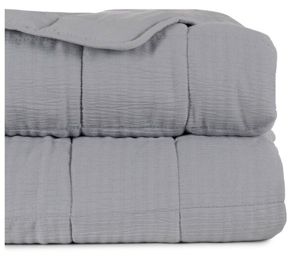 Сиво капитонирано покривало за легло 180x260 cm – Ixia