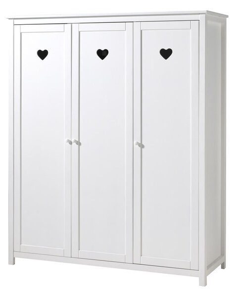 Бял детски гардероб 159x191x57 cm Amori – Vipack