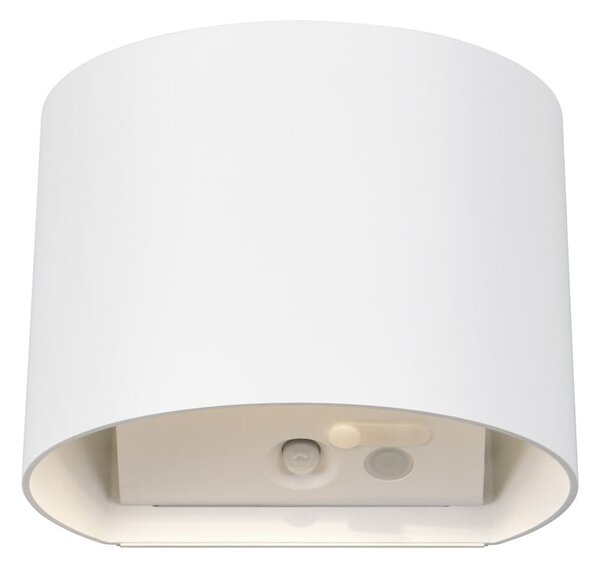 LED стенно външно осветително тяло с USB със сензор за движение (височина 10 cm) Genie – Reality