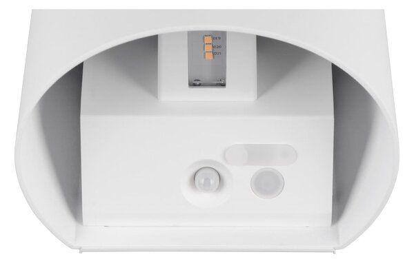 LED стенно външно осветително тяло с USB със сензор за движение (височина 10 cm) Genie – Reality