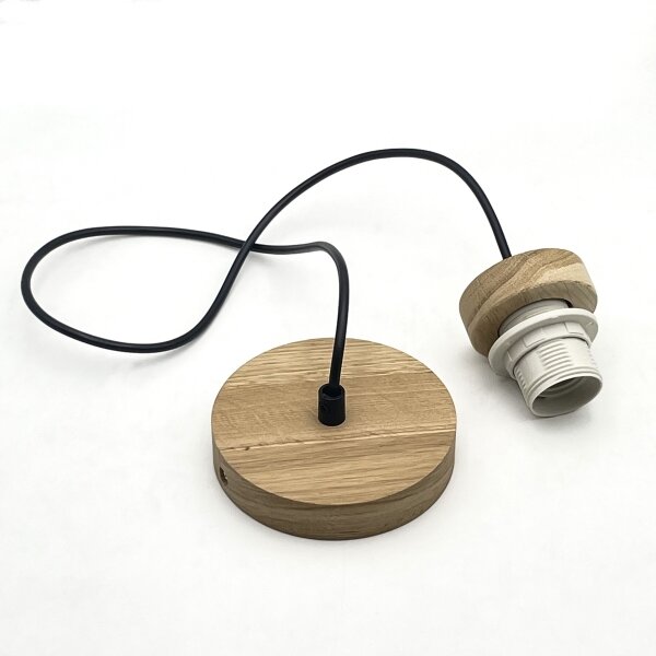 Brilagi - LED Пендел ANTHONY 1xE27/60W/230V дъб/кафяв