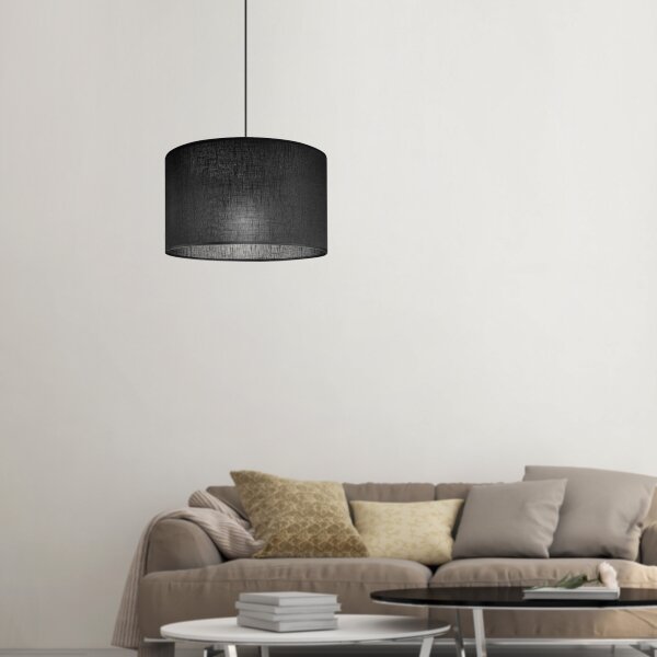 Brilagi - LED Пендел ANTHONY 1xE27/60W/230V дъб/черен