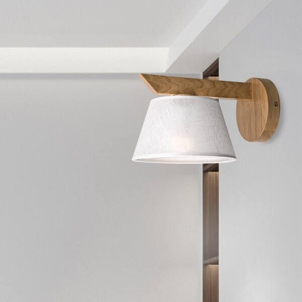 Brilagi - LED Аплик ANTHONY 1xE14/40W/230V дъб/бял