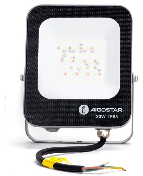 Aigostar - LED RGBW Прожектор MESH LED/20W/230V 6500K IP65 + д.у